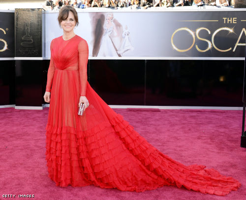 Sally Field is stunning, age-appropriate, and a red carpet winner