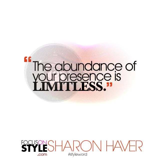 The abundance of your presence is limitless