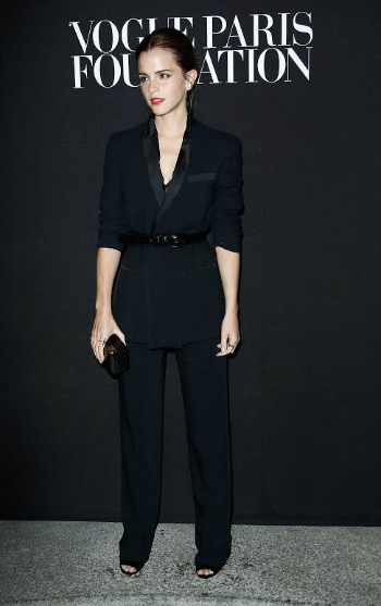 Looking effortless and chic; Emma Watson in Givenchy by Riccardo Tisci
