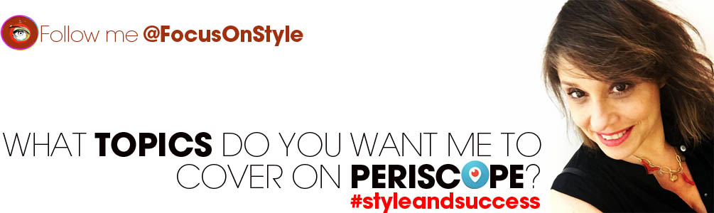 WHAT TOPICS DO YOU WANT ME TO COVER ON PERISCOPE- No-LogO