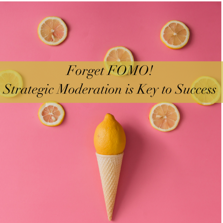 Forget FOMO! How to get more done by doing less