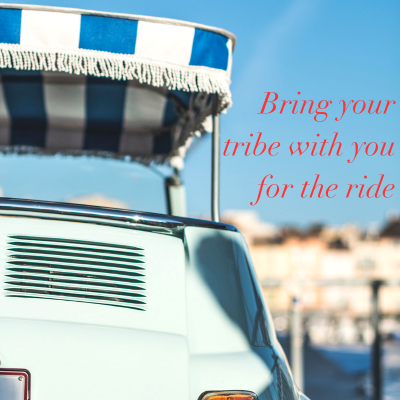 create a bond by bringing your tribe with you for the ride