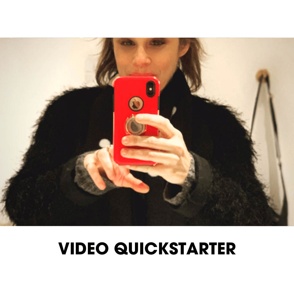 VIDEO QUICKSTARTER- Create your own authentic videos without having to hire a production team.