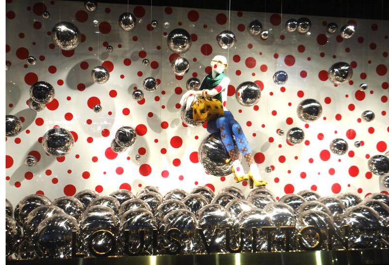 Louis Vuitton has opened a pop-up shop dedicated to the dot obsessed Japanese artist Yayoi Kusama 