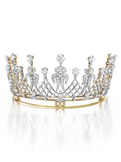 The Mike Todd Diamond Tiara An Antique Diamond Tiara, circa 1880 Gift from Mike Todd, 1957 Estimate: $60,000-80,000