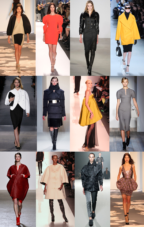 New York Fashion Week Trends From Fall 2013: SCULPTED FORMS