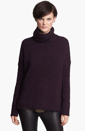 Vince 'Cozy' Turtleneck Sweater Mulberry
