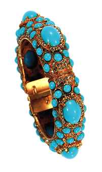 HINGED BANGLE BRACELET, BY KENNETH JAY LANE PROBABLY 1960S