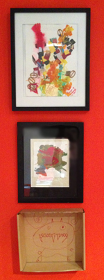 Frame your children's art in gallery frames.