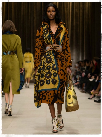 From the Burberry 2014 runway at London Fashion Week