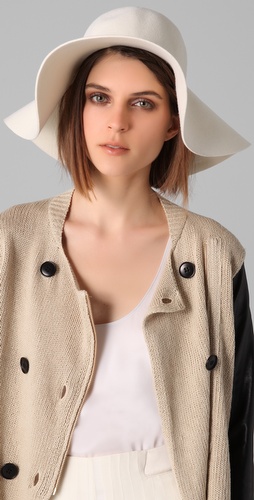 By Malene Birger Elliso Hat from ShopBop is styled effortlessly and offhanded, as it should
