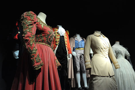 Costumes from many of the movies filmed at Cinecitta are on view at the new exhibition, CINECITTÀSHOWSOFF