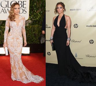 Two dresses for J.Lo