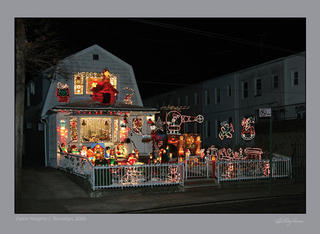 Dyker House Christmas House as photographed by Mark Moskin