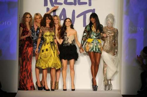 Naomi Campbell’s Fashion For Relief™, a spectacular charity fashion show and auction to raise money for Haiti.