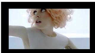 Lady Gaga in her Bad Romance video