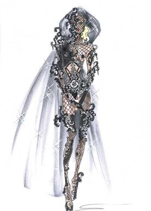  For this evening’s broadcast of the FOX Television program American Idol, Giorgio Armani has specially designed the outfit for Lady Gaga’s performance. 