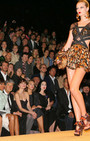 Closing of Paris Fashion Week - First row at Louis Vuitton fashion show 