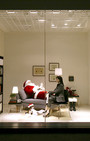 Moschino Holiday Windows Send Santa to the Shrink