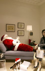 Moschino Holiday Windows Send Santa to the Shrink