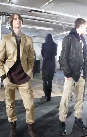 A selection from the Andrew Buckler Fall / Winter 2010 fashion presentation