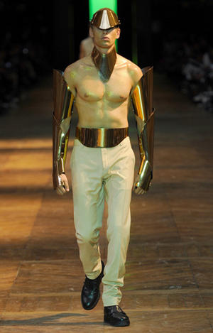 MUGLER Men’s ready to wear collection by Creative Director Nicola Formichetti Spring Summer 2012