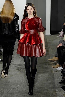 The Resurgence of Velvet, sparked by Christopher Kane's stunning F/W 2007 Collection