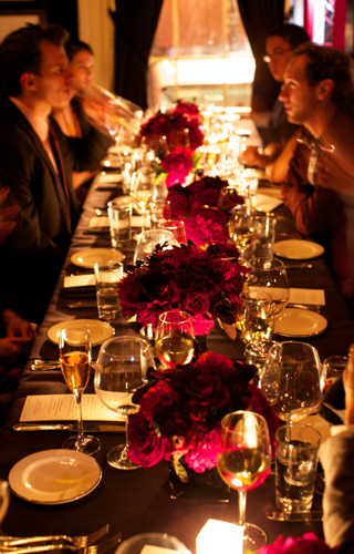 Cartier dinner at the Lion in New York