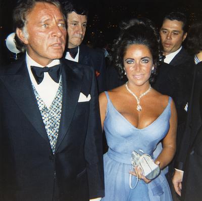 Elizabeth Taylor with Richard Burton, at the 42nd Academy Awards® on April 7, 1970