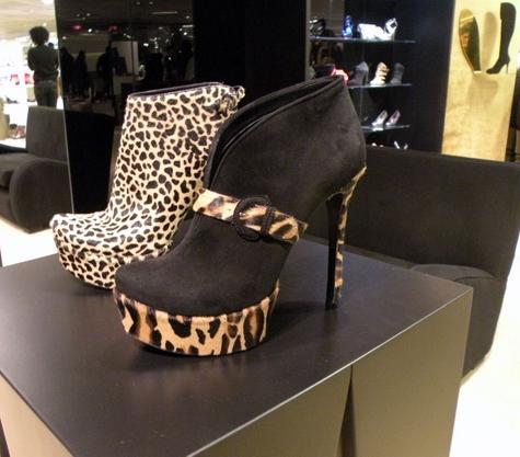 The new new ladies shoe department at Galeries Lafayette is billed as the largest in the world!