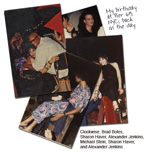 A blast from our past. I found these photos when I was trying to dig out a photo of us together for "Follow the Model". Instead, I found these photos of Alexander Jenkins (J. Alexander), Brad Boles, Michael Stein, and myself.