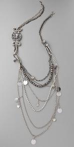 Alice + Olivia  Long Crystal Chain Necklace at Shopbop