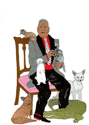 Humor Chic New York Fashion Week animal tendency - André Leon Talley, Wear it Before it Eats You!