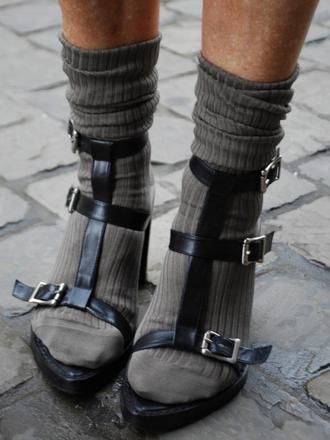 Men's Socks & Strappy Sandals: This is probably the most difficult look to pull off unless you are fashionably adroit