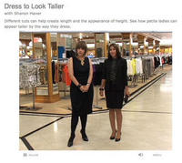 Petite Fashion Tips to Look Taller from the Sharon Haver for About.com at Lord & Taylor New York Petite Video Series