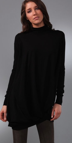JNBY  Drape Turtleneck Tunic Sweater from Shopbop.com