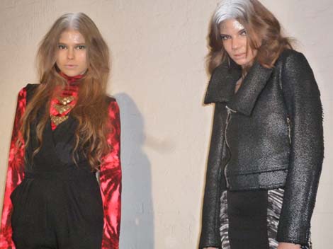 Mara Hoffman tribal/punk beauty looks