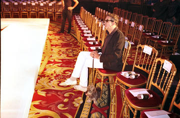 Michel Klein and pooch