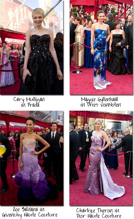 The Oscar fashion risk takers