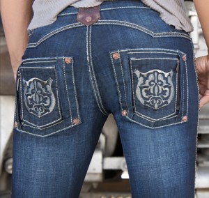 Pocket close-up from Gridlock Denim.