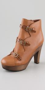 See by Chloe  3 Buckle Booties in of the moment camel