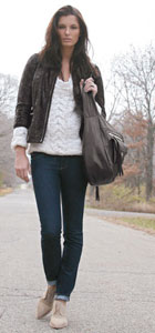 A polished and casual jeans look from Shopbop