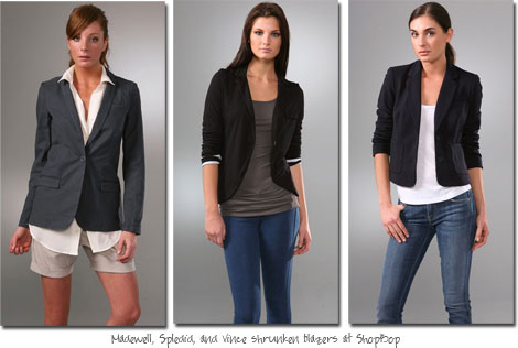 Shrunken Blazers at ShopBop