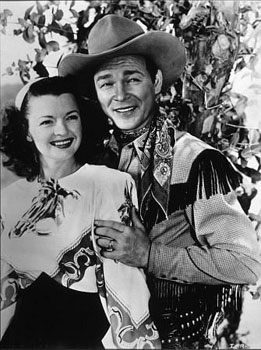 The iconic Dale Evans and Roy Rodgers